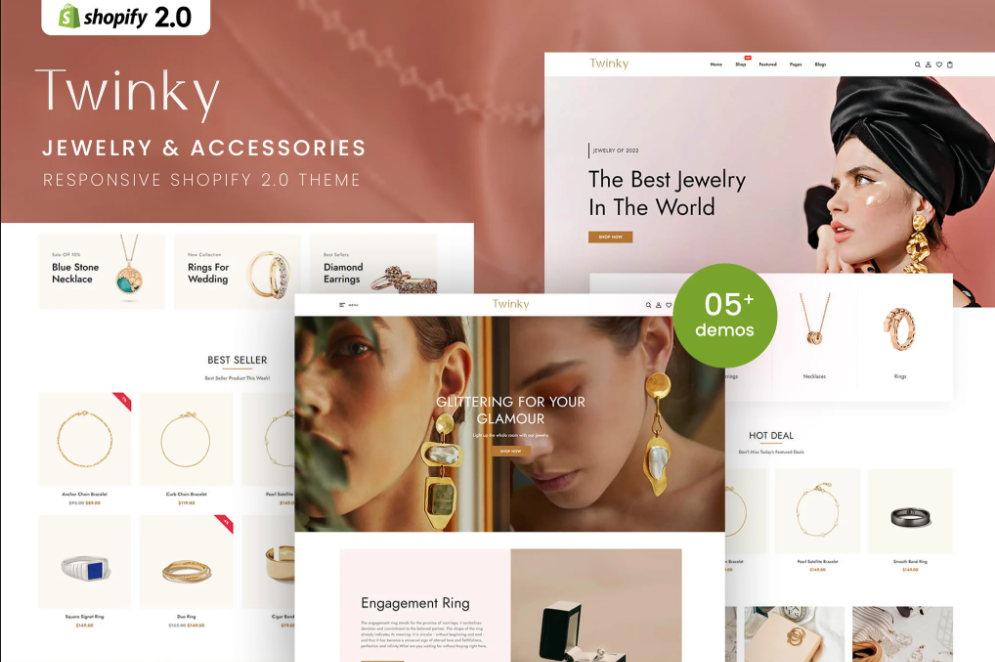Twinky - Jewelry & Accessories Shopify 2.0 Theme