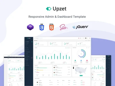 Upzet - Admin & Dashboard Template