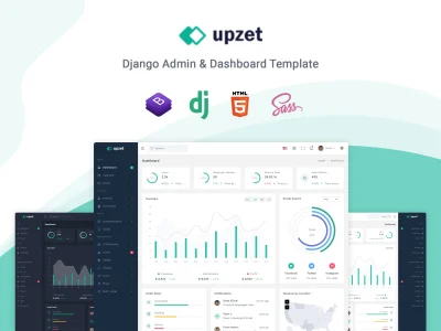 Upzet - Django Admin & Dashboard Template