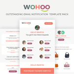 WOHOO - Beautiful Email Notifications Template