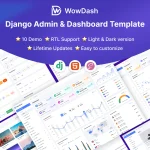 WowDash – Django 5 - Multipurpose Admin Dashboard