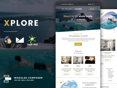 Xplore - Book & Travel Responsive Email