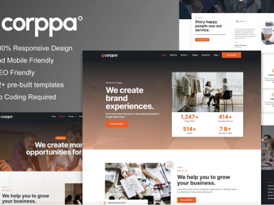 Corppa - Business & Portfolio Elementor Template Kit