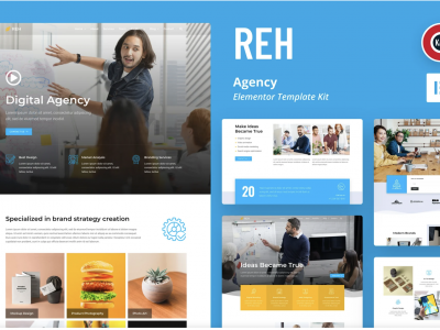 Reh - Agency Elementor Template Kit