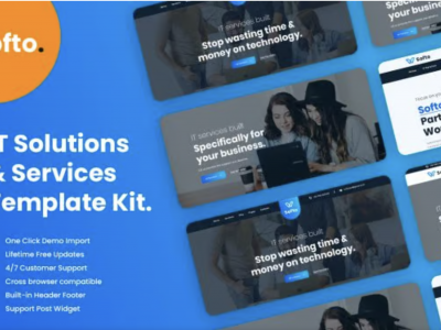 Softo IT Solutions & Business Elementor Template Kit