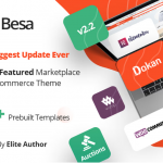 Besa - Elementor Marketplace WooCommerce Theme