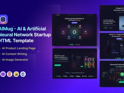 AI & Artificial Neural Network Startup Template