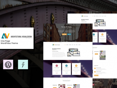 AV Studio - One Page WordPress Theme