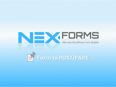 NEX-Forms - Form to Post/Page Add-on