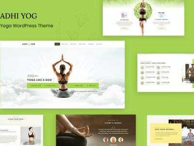 Adhi Yoga - Health & Wellness WordPress Theme