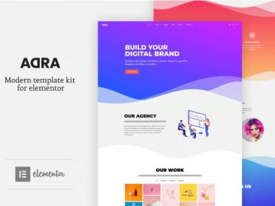 Adra - Modern & Creative Elementor Template Kit