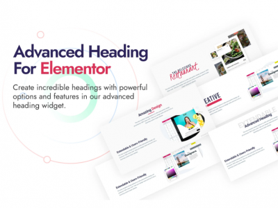 Advanced Heading and Animated Text for Elementor