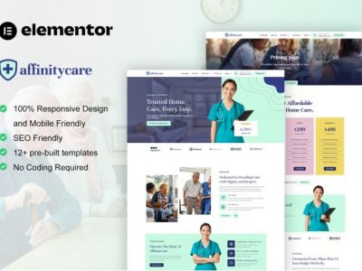 AffinityCare - Home Care & Private Nursing Services Elementor Template Kit