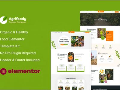 Agrifoody - Organic & Healthy Food Elementor Template Kit