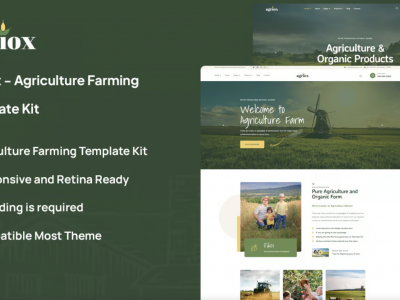 Agriox - Agriculture Farming Template Kit