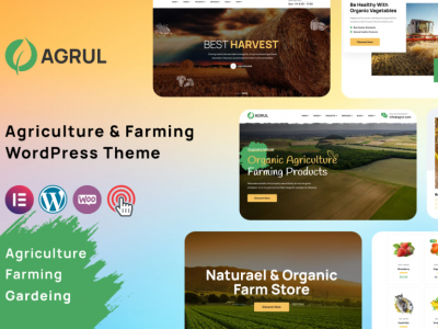 Agrul - Agriculture Farming WordPress Theme