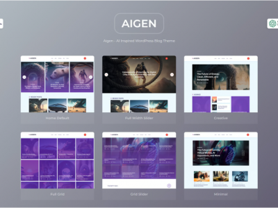 Aigen - Chatgpt and AI WordPress Blog Theme