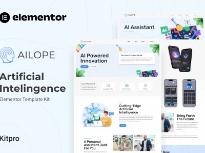 Ailope - Artificial Intelligence Elementor Template Kit