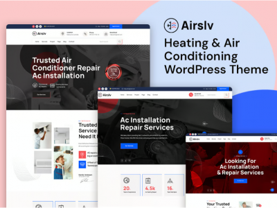 Airslv - Heating & Air Conditioning WordPress Them