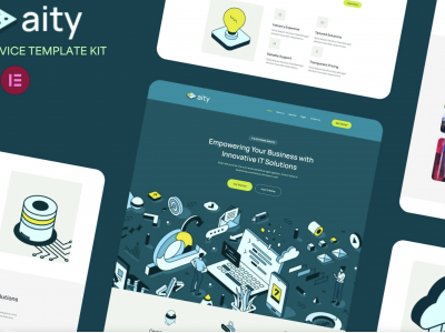 Aity - IT & Software Service Elementor Template Kit