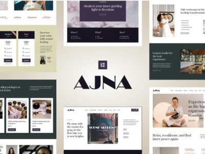Ajna - Sound Healing & Music Therapy Elementor Pro Template Kit