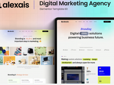 Alexais - Digital Marketing Agency Elementor Template Kit
