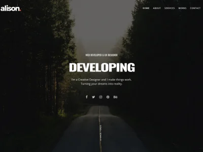 Alison - Portfolio HTML Template