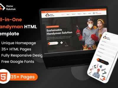 All In One Handyman Repair Services HTML Template