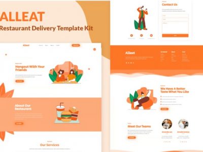 Alleat - Restaurant Elementor Template Kit