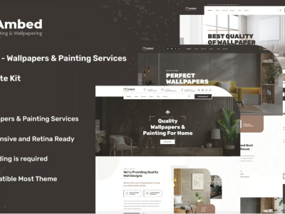 Ambed - Wallpapers & Painting Services Template Kit