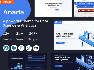 Anada -Data Science & Analytics Landing Page Theme