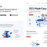 Analog - SEO & Digital Marketing Agency Elementor Template Kit