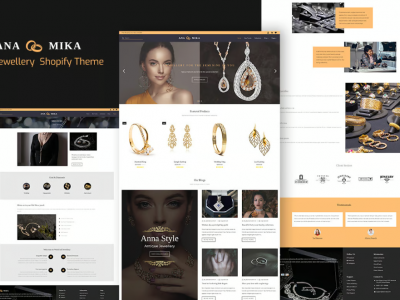 Anamika - Jewelry Fashion Shopify eCom Template