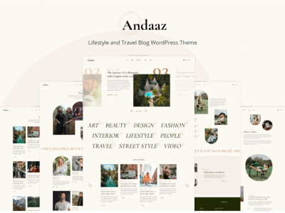 Andaaz - Lifestyle and Travel Blog WordPress Theme