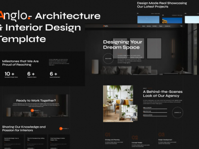 Anglo - Architecture & Interior Design Elementor Template Kit