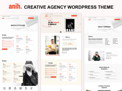 Anih - Creative Agency WordPress Theme