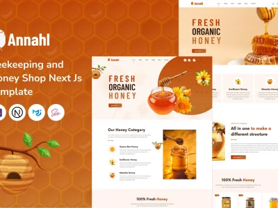 Annahl - Beekeeping Honey Shop Next Js Template
