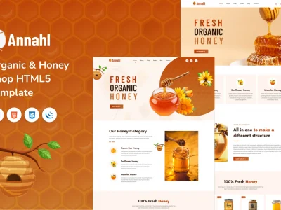 Annahl - Organic & Honey Shop HTML5 Template