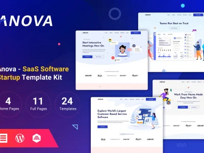 Anova - SaaS & Startup Elementor Template Kit