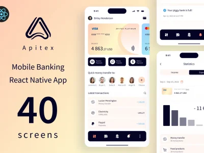 Apitex - React Native Mobile Banking App
