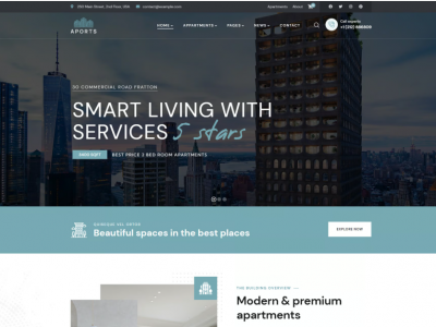 Aports - Single Property WordPress Theme