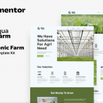 Aquafarm - Hydroponic Farm Elementor Template Kit