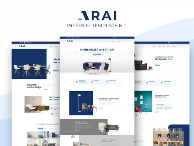 Arai | Interior & Furniture Elementor Template kit