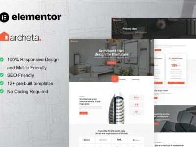 Archeta - Architecture & Construction Service Elementor Template Kit