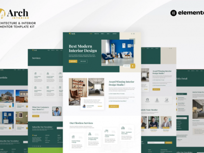 Archinterior - Interior Design & Architecture Template Kit