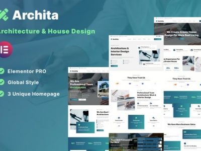Archita - Architecture & Interior Design Elementor Template Kit