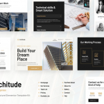 Architude  Architecture Agency & Interior Design Elementor Template Kit