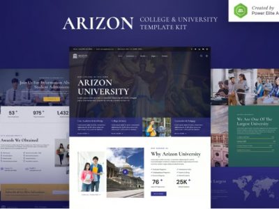 Arizon – College & University Elementor Template Kit