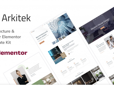 Arkitek - Architecture & Interior Elementor Template Kit