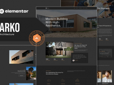 Arko - Architecture Elementor Template Kit